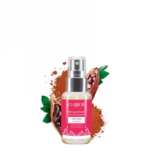 Huile câline visage et corps parfum Chocolat comestible